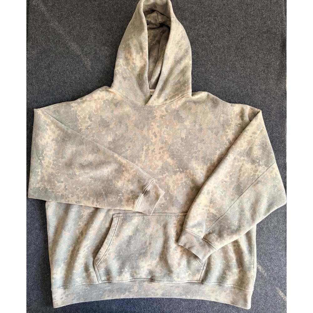 Abercrombie & Fitch Soft AF XXL Camo Hoodie Vintage Wash Streetwear Gorpcore